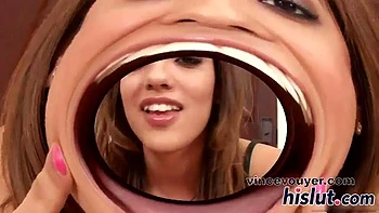 Melanie Rose Sucks Two Cocks Deep, Cumshot