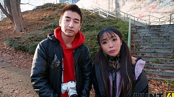 Denis Marti fucks long-haired Sakura with pigtails POV