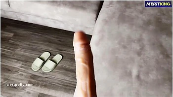 Caught My Stepsister Masturbating, She Got Mad!