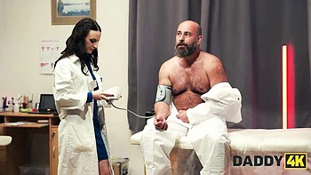 Daddy Fucks Son's Girlfriend in Clinic