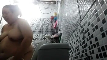 Amateur Asian BBW Babes Fuck in Bar & Bathroom