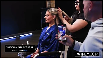 Blonde Hotwife Cameryn Gets Fucked While Hubby Watches