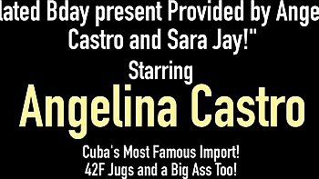 Gorgeous Sara and Angelina's phat ass xxx