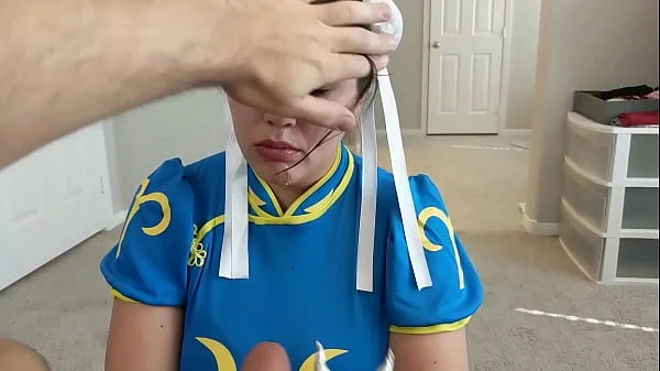 Halloween - Chun Li is and must now suck dick and get covered in cum as punishment