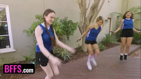 BFFS - Hot Busty Teens Hazel Moore, Destiny Cruz & Naudi Nala In Passionate Interracial Foursome