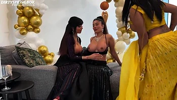 Marina Maya, Aaliyah Yasin And Yasmina Khan - Gatecrashes The Eid Party