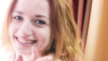 Redheaded Eva gives a sloppy BJ in HD POV, capturing her ample naturals and the passionate moment