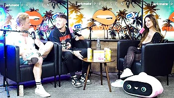 Lusty Van Wylde and Dan Dangler at plug talk podcast video