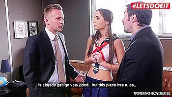 Super Hot School Female Kristy Black Is Prepped For Her First-ever Dual Intrusion