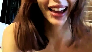 Great Big Boobs On Masturbating Redhead