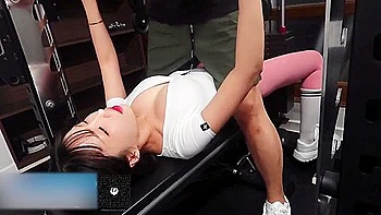 [japanese Uncensored] Gym Sex- Japanese Teen 18+ Girl Fucked In Gym - Cumshot