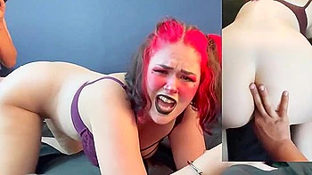 Sticking A Buttplug In My Pawg Goth Gf And Giving Her A Facial