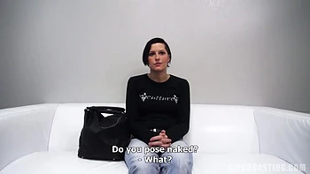 Sweet Amateur Gives Head And Screws At Casting