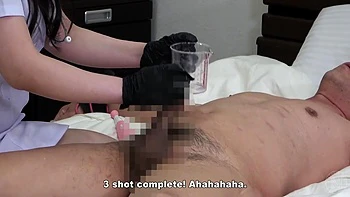 Japenese Cfnm Naked Man Ejaculated In Front Of Female Doctor And Ejaculated Again From Her Handjob With Natsuki Hoshino
