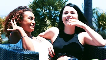 Yummy biracial beauties devour Tommy Gunn's massive schlong