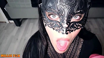 Super Hot Edging Led To A Milf Having To Swallow A Gigantic Load Of Cum - Millie Fox
