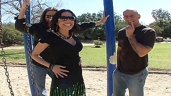 Found Slut On The Playground Swing