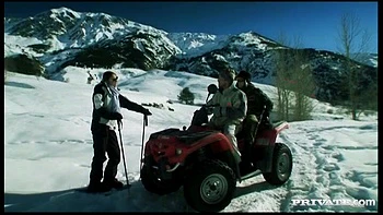 Claudia Rossi Takes a Break from Skiing to Gobble Some Cock - Private Porn Sex Videos