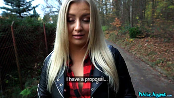 Blonde Blue Eyed Model