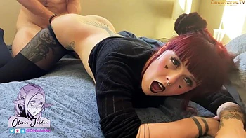 Olivia Jarden - Thicc Goth Young Girlfriend Moans For You