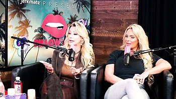 Pillow Talk featuring Brittany Andrews and Gabbie Carter's talking action
