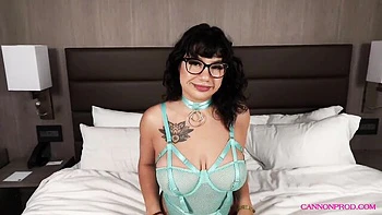 Delicate Rick Cannon and Kitty Kewpie's amateur pov blowjob clip