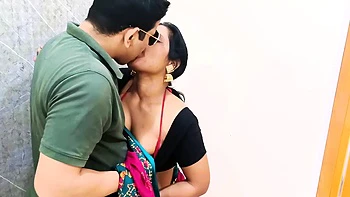 Sexy Indian Bhabhi In Saree Hot Sex With Brother In Law