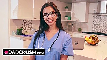 Try Not To Cum, Stepdaddy - Busty Brunette Stepdaughter Scarlett Alexis Rides Stepdads Hard Cock - Step Fantasy Pov Old And Young Hardcore