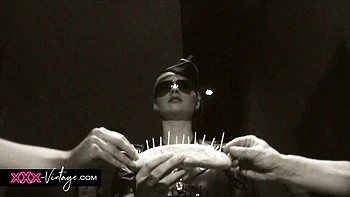 Lena Cova and Christina Jolie's lesbian porn by XXX-Vintage