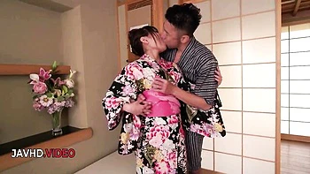 AVAnal featuring Haruna's small tits scene